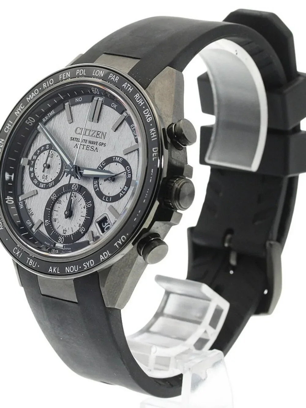 CITIZEN Attesa ACT Line CC4055-14H/F950-0029S08 Solar Powered Radio Men's_974949